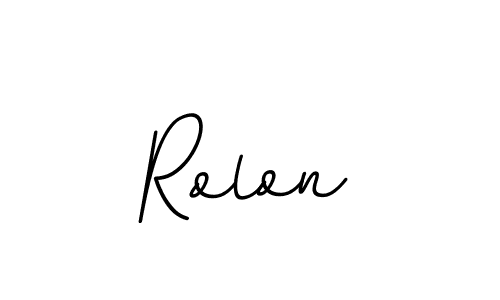 BallpointsItalic-DORy9 is a professional signature style that is perfect for those who want to add a touch of class to their signature. It is also a great choice for those who want to make their signature more unique. Get Rolon name to fancy signature for free. Rolon signature style 11 images and pictures png