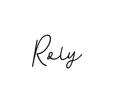 Roly stylish signature style. Best Handwritten Sign (BallpointsItalic-DORy9) for my name. Handwritten Signature Collection Ideas for my name Roly. Roly signature style 11 images and pictures png