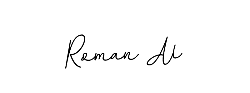 Roman Al stylish signature style. Best Handwritten Sign (BallpointsItalic-DORy9) for my name. Handwritten Signature Collection Ideas for my name Roman Al. Roman Al signature style 11 images and pictures png