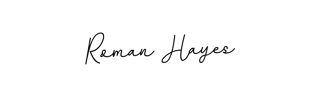 This is the best signature style for the Roman Hayes name. Also you like these signature font (BallpointsItalic-DORy9). Mix name signature. Roman Hayes signature style 11 images and pictures png