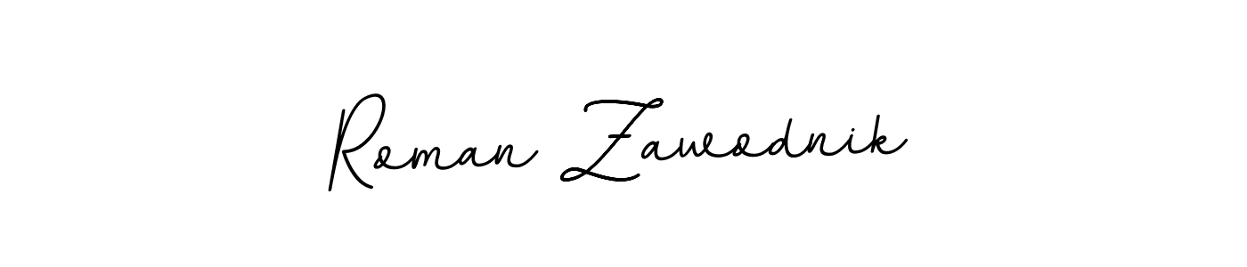 Design your own signature with our free online signature maker. With this signature software, you can create a handwritten (BallpointsItalic-DORy9) signature for name Roman Zawodnik. Roman Zawodnik signature style 11 images and pictures png