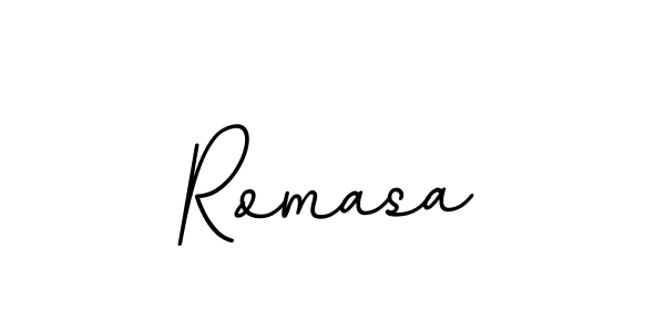 How to make Romasa signature? BallpointsItalic-DORy9 is a professional autograph style. Create handwritten signature for Romasa name. Romasa signature style 11 images and pictures png