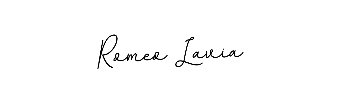 You should practise on your own different ways (BallpointsItalic-DORy9) to write your name (Romeo Lavia) in signature. don't let someone else do it for you. Romeo Lavia signature style 11 images and pictures png