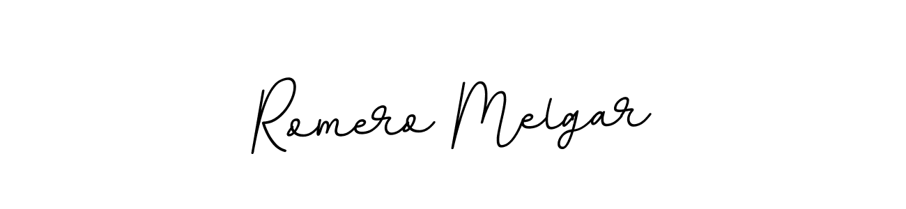 You should practise on your own different ways (BallpointsItalic-DORy9) to write your name (Romero Melgar) in signature. don't let someone else do it for you. Romero Melgar signature style 11 images and pictures png