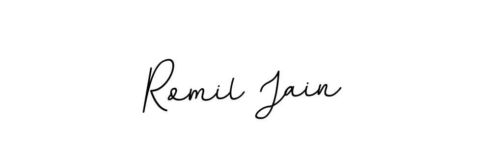 Similarly BallpointsItalic-DORy9 is the best handwritten signature design. Signature creator online .You can use it as an online autograph creator for name Romil Jain. Romil Jain signature style 11 images and pictures png