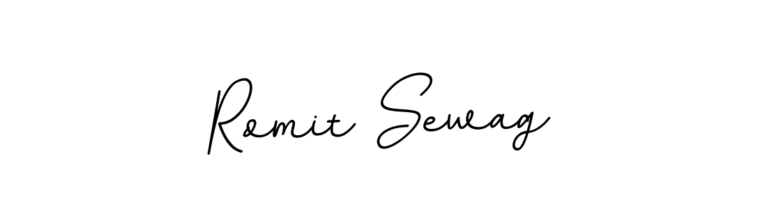 Make a beautiful signature design for name Romit Sewag. With this signature (BallpointsItalic-DORy9) style, you can create a handwritten signature for free. Romit Sewag signature style 11 images and pictures png