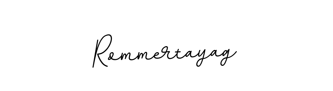 It looks lik you need a new signature style for name Rommertayag. Design unique handwritten (BallpointsItalic-DORy9) signature with our free signature maker in just a few clicks. Rommertayag signature style 11 images and pictures png