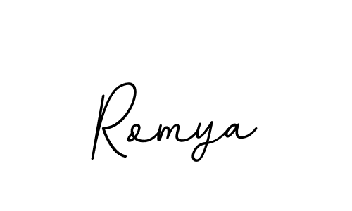 Similarly BallpointsItalic-DORy9 is the best handwritten signature design. Signature creator online .You can use it as an online autograph creator for name Romya. Romya signature style 11 images and pictures png