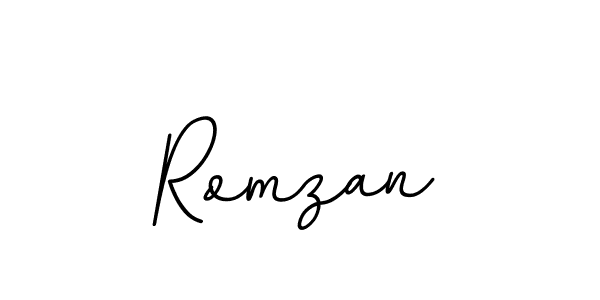 Romzan stylish signature style. Best Handwritten Sign (BallpointsItalic-DORy9) for my name. Handwritten Signature Collection Ideas for my name Romzan. Romzan signature style 11 images and pictures png