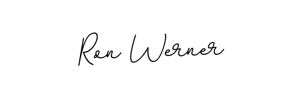 Ron Werner stylish signature style. Best Handwritten Sign (BallpointsItalic-DORy9) for my name. Handwritten Signature Collection Ideas for my name Ron Werner. Ron Werner signature style 11 images and pictures png