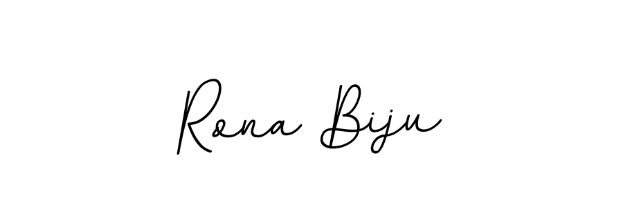 Rona Biju stylish signature style. Best Handwritten Sign (BallpointsItalic-DORy9) for my name. Handwritten Signature Collection Ideas for my name Rona Biju. Rona Biju signature style 11 images and pictures png