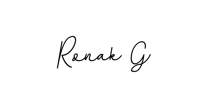 Also You can easily find your signature by using the search form. We will create Ronak G name handwritten signature images for you free of cost using BallpointsItalic-DORy9 sign style. Ronak G signature style 11 images and pictures png