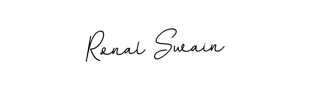 Make a beautiful signature design for name Ronal Swain. With this signature (BallpointsItalic-DORy9) style, you can create a handwritten signature for free. Ronal Swain signature style 11 images and pictures png