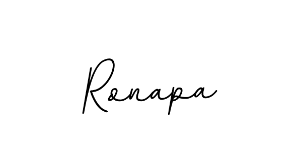 You should practise on your own different ways (BallpointsItalic-DORy9) to write your name (Ronapa) in signature. don't let someone else do it for you. Ronapa signature style 11 images and pictures png