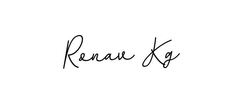 How to make Ronav Kg name signature. Use BallpointsItalic-DORy9 style for creating short signs online. This is the latest handwritten sign. Ronav Kg signature style 11 images and pictures png