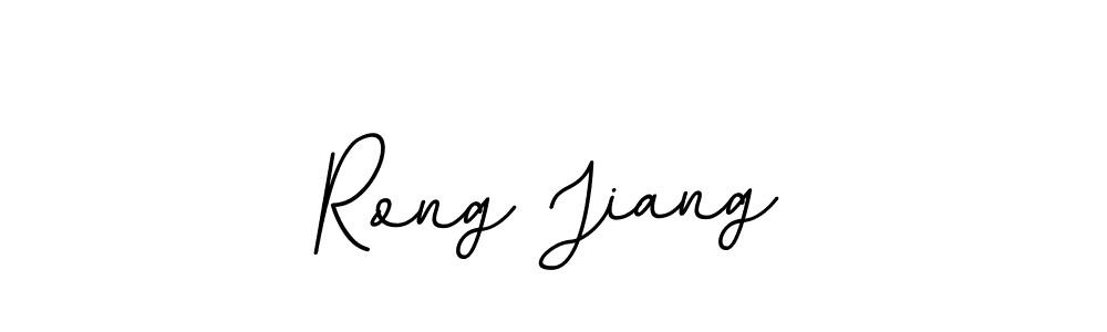 The best way (BallpointsItalic-DORy9) to make a short signature is to pick only two or three words in your name. The name Rong Jiang include a total of six letters. For converting this name. Rong Jiang signature style 11 images and pictures png