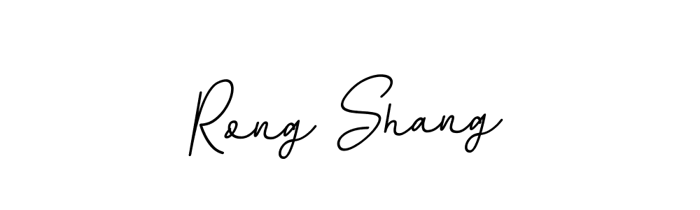 Create a beautiful signature design for name Rong Shang. With this signature (BallpointsItalic-DORy9) fonts, you can make a handwritten signature for free. Rong Shang signature style 11 images and pictures png