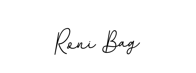 BallpointsItalic-DORy9 is a professional signature style that is perfect for those who want to add a touch of class to their signature. It is also a great choice for those who want to make their signature more unique. Get Roni Bag name to fancy signature for free. Roni Bag signature style 11 images and pictures png