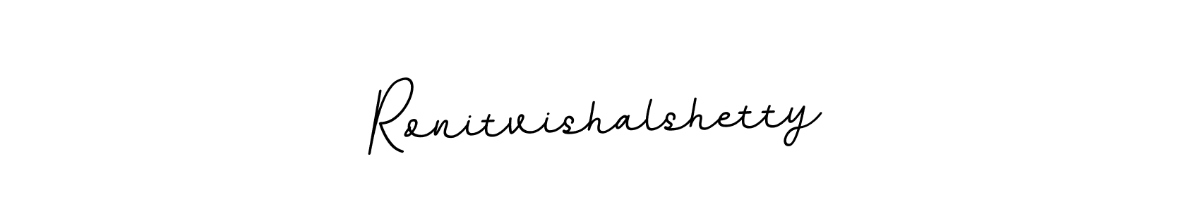 Create a beautiful signature design for name Ronitvishalshetty. With this signature (BallpointsItalic-DORy9) fonts, you can make a handwritten signature for free. Ronitvishalshetty signature style 11 images and pictures png