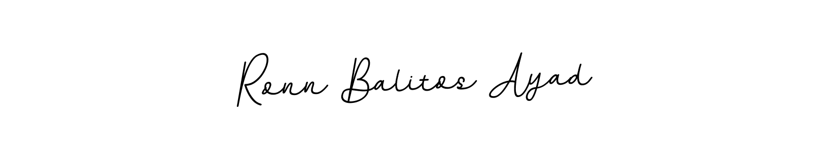 How to Draw Ronn Balitos Ayad signature style? BallpointsItalic-DORy9 is a latest design signature styles for name Ronn Balitos Ayad. Ronn Balitos Ayad signature style 11 images and pictures png