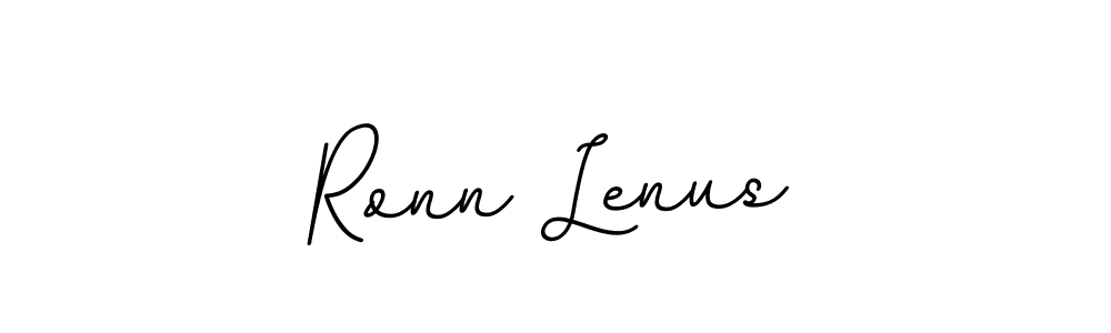 Ronn Lenus stylish signature style. Best Handwritten Sign (BallpointsItalic-DORy9) for my name. Handwritten Signature Collection Ideas for my name Ronn Lenus. Ronn Lenus signature style 11 images and pictures png