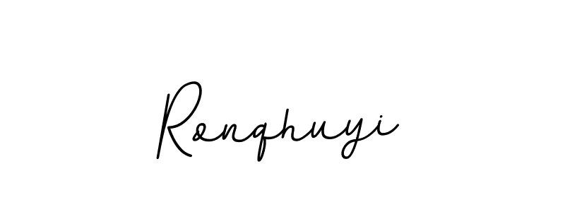 Design your own signature with our free online signature maker. With this signature software, you can create a handwritten (BallpointsItalic-DORy9) signature for name Ronqhuyi. Ronqhuyi signature style 11 images and pictures png