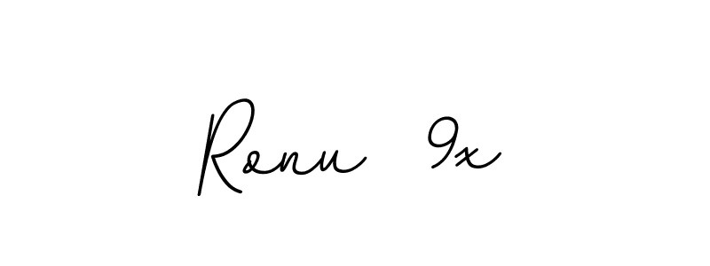 Design your own signature with our free online signature maker. With this signature software, you can create a handwritten (BallpointsItalic-DORy9) signature for name Ronu  9x. Ronu  9x signature style 11 images and pictures png