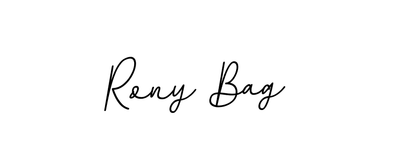 Here are the top 10 professional signature styles for the name Rony Bag. These are the best autograph styles you can use for your name. Rony Bag signature style 11 images and pictures png