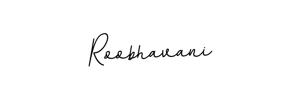 Roobhavani stylish signature style. Best Handwritten Sign (BallpointsItalic-DORy9) for my name. Handwritten Signature Collection Ideas for my name Roobhavani. Roobhavani signature style 11 images and pictures png