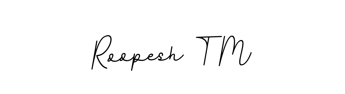 You can use this online signature creator to create a handwritten signature for the name Roopesh T M. This is the best online autograph maker. Roopesh T M signature style 11 images and pictures png