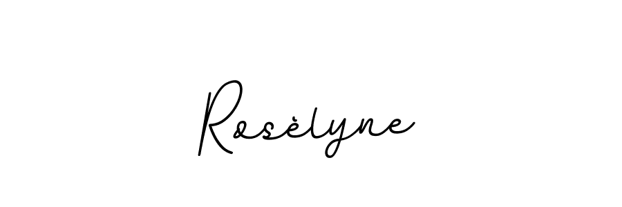It looks lik you need a new signature style for name Rosèlyne. Design unique handwritten (BallpointsItalic-DORy9) signature with our free signature maker in just a few clicks. Rosèlyne signature style 11 images and pictures png