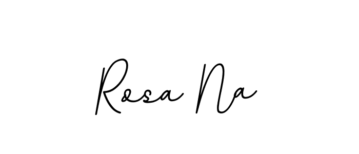 Use a signature maker to create a handwritten signature online. With this signature software, you can design (BallpointsItalic-DORy9) your own signature for name Rosa Na. Rosa Na signature style 11 images and pictures png