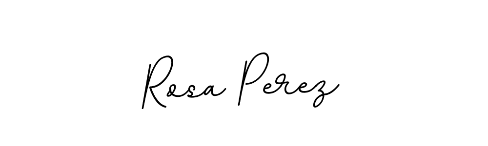 Use a signature maker to create a handwritten signature online. With this signature software, you can design (BallpointsItalic-DORy9) your own signature for name Rosa Perez. Rosa Perez signature style 11 images and pictures png