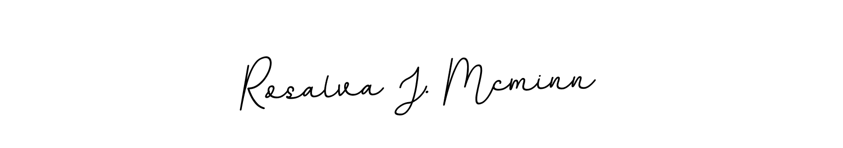 Design your own signature with our free online signature maker. With this signature software, you can create a handwritten (BallpointsItalic-DORy9) signature for name Rosalva J. Mcminn. Rosalva J. Mcminn signature style 11 images and pictures png