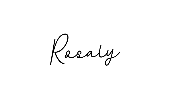 Rosaly stylish signature style. Best Handwritten Sign (BallpointsItalic-DORy9) for my name. Handwritten Signature Collection Ideas for my name Rosaly. Rosaly signature style 11 images and pictures png