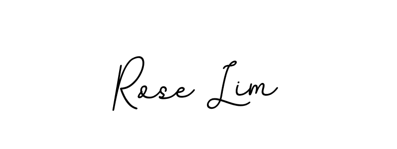 Rose Lim stylish signature style. Best Handwritten Sign (BallpointsItalic-DORy9) for my name. Handwritten Signature Collection Ideas for my name Rose Lim. Rose Lim signature style 11 images and pictures png