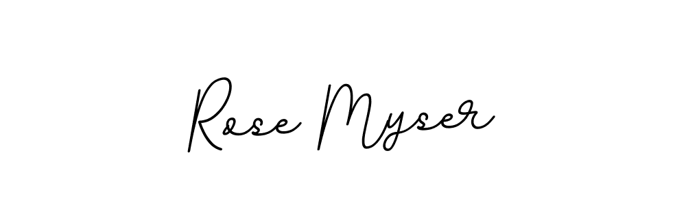 Use a signature maker to create a handwritten signature online. With this signature software, you can design (BallpointsItalic-DORy9) your own signature for name Rose Myser. Rose Myser signature style 11 images and pictures png