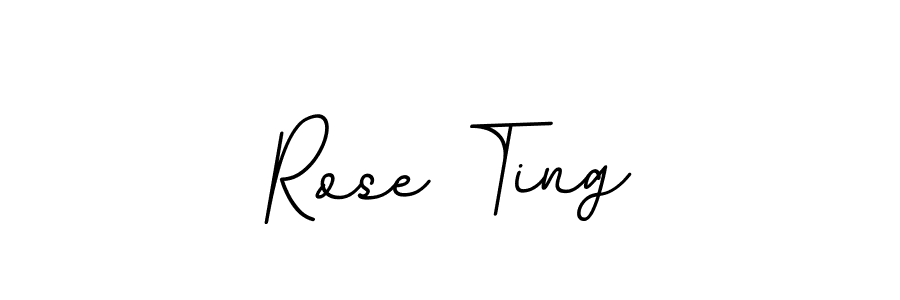 Make a beautiful signature design for name Rose Ting. With this signature (BallpointsItalic-DORy9) style, you can create a handwritten signature for free. Rose Ting signature style 11 images and pictures png