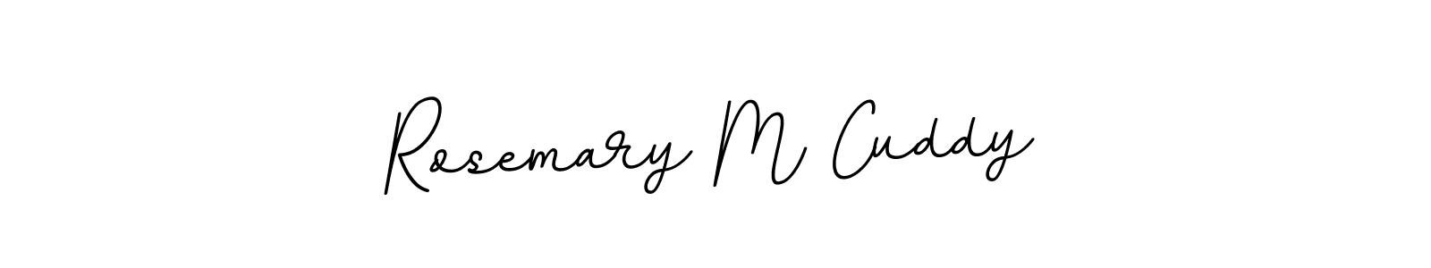 Rosemary M Cuddy stylish signature style. Best Handwritten Sign (BallpointsItalic-DORy9) for my name. Handwritten Signature Collection Ideas for my name Rosemary M Cuddy. Rosemary M Cuddy signature style 11 images and pictures png