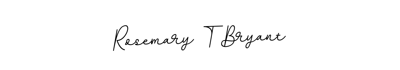 The best way (BallpointsItalic-DORy9) to make a short signature is to pick only two or three words in your name. The name Rosemary T Bryant include a total of six letters. For converting this name. Rosemary T Bryant signature style 11 images and pictures png