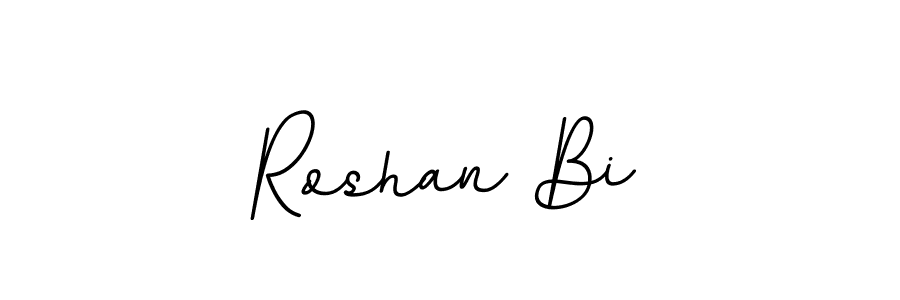 This is the best signature style for the Roshan Bi name. Also you like these signature font (BallpointsItalic-DORy9). Mix name signature. Roshan Bi signature style 11 images and pictures png