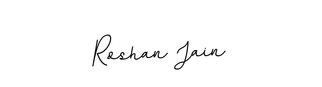 Make a beautiful signature design for name Roshan Jain. With this signature (BallpointsItalic-DORy9) style, you can create a handwritten signature for free. Roshan Jain signature style 11 images and pictures png