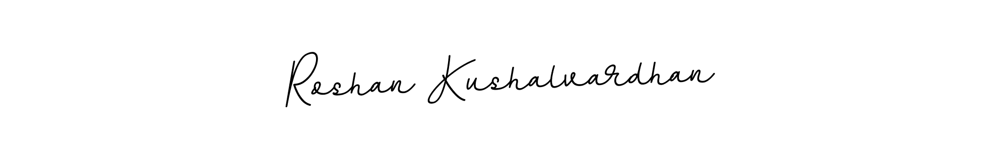 You should practise on your own different ways (BallpointsItalic-DORy9) to write your name (Roshan Kushalvardhan) in signature. don't let someone else do it for you. Roshan Kushalvardhan signature style 11 images and pictures png
