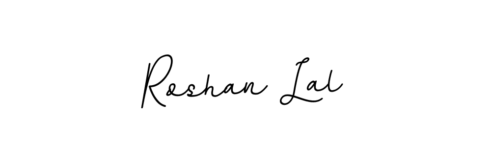 Use a signature maker to create a handwritten signature online. With this signature software, you can design (BallpointsItalic-DORy9) your own signature for name Roshan Lal. Roshan Lal signature style 11 images and pictures png