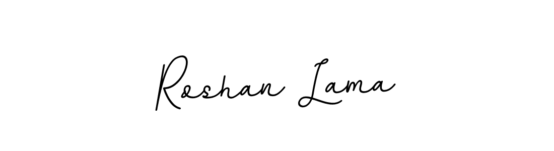 It looks lik you need a new signature style for name Roshan Lama. Design unique handwritten (BallpointsItalic-DORy9) signature with our free signature maker in just a few clicks. Roshan Lama signature style 11 images and pictures png