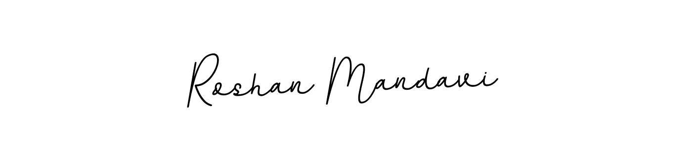 You should practise on your own different ways (BallpointsItalic-DORy9) to write your name (Roshan Mandavi) in signature. don't let someone else do it for you. Roshan Mandavi signature style 11 images and pictures png