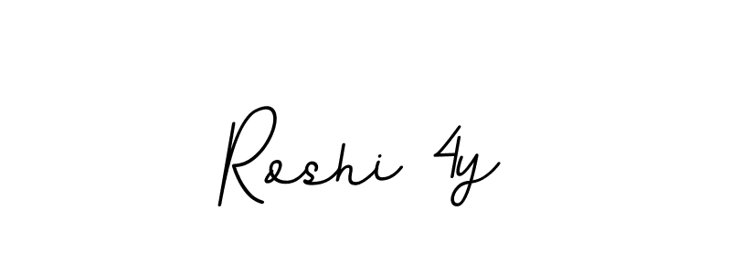 Create a beautiful signature design for name Roshi 4y. With this signature (BallpointsItalic-DORy9) fonts, you can make a handwritten signature for free. Roshi 4y signature style 11 images and pictures png