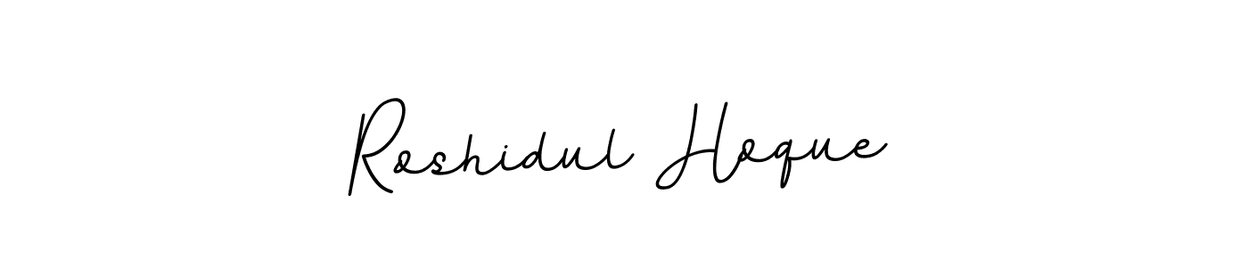 Make a beautiful signature design for name Roshidul Hoque. With this signature (BallpointsItalic-DORy9) style, you can create a handwritten signature for free. Roshidul Hoque signature style 11 images and pictures png