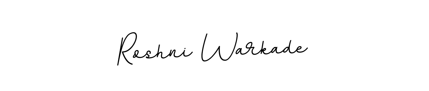 It looks lik you need a new signature style for name Roshni Warkade. Design unique handwritten (BallpointsItalic-DORy9) signature with our free signature maker in just a few clicks. Roshni Warkade signature style 11 images and pictures png