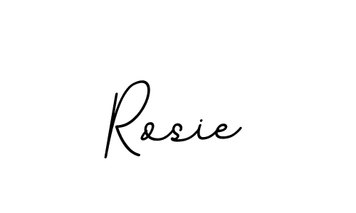 Create a beautiful signature design for name Rosie. With this signature (BallpointsItalic-DORy9) fonts, you can make a handwritten signature for free. Rosie signature style 11 images and pictures png